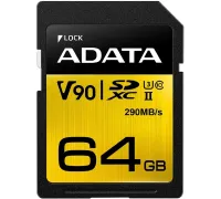 Карта памяти ADATA Premier ONE ASDX64GUII3CL10-C SDXC 64GB