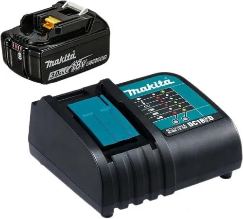 Аккумулятор с зарядным устройством Makita DC18SD + BL1830B 18В/3.0 Ah + 7.2-18В