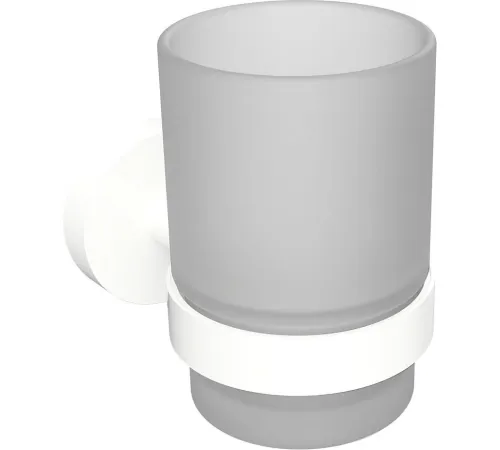 Стакан для зубной щетки и пасты Bemeta White 104110014