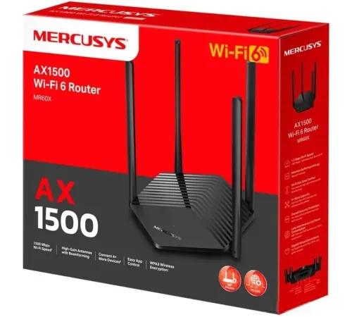 Wi-Fi роутер Mercusys MR60X V2