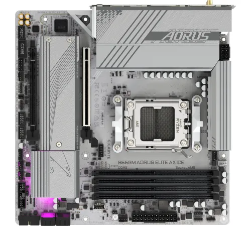 Материнская плата Gigabyte B650M Aorus Elite AX Ice