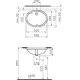 Умывальник Vitra Arkitekt 58.5x45 6069B003-0012