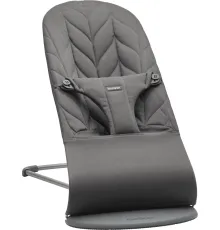 Шезлонг BabyBjorn Bliss Cotton Petal Quilt антрацит