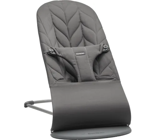 Шезлонг BabyBjorn Bliss Cotton Petal Quilt антрацит