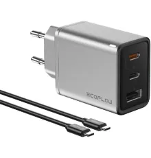 Сетевое зарядное EcoFlow Rapid GaN Charger 65W