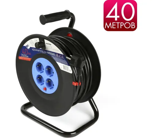 Удлинитель на катушке SmartBuy SBE-16-4-40-Z