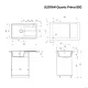 Кухонная мойка Ulgran Quartz Prima 850 уголь