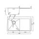 Кухонная мойка Roxen Vespa 560230-70LB PVD графит с коландером и дозатором