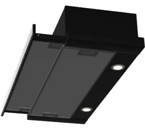 Кухонная вытяжка Elikor Интегра Glass 60П-400-В2Л черный/черное стекло 954865