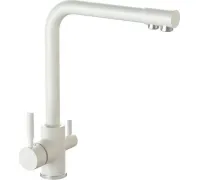 Смеситель MARRBAXX Карельский камень КМ006/G31 белый