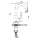 Смеситель Ledeme H98 L1098B-3