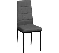 Стул Mio Tesoro Джия DC-060KD темно-серый/черный
